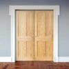 Internal Clear Pine Unfinished Malton 4 Panel Pair Door (121339)