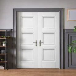 Internal White Primed Elegance Ripley Pair Door (121416)
