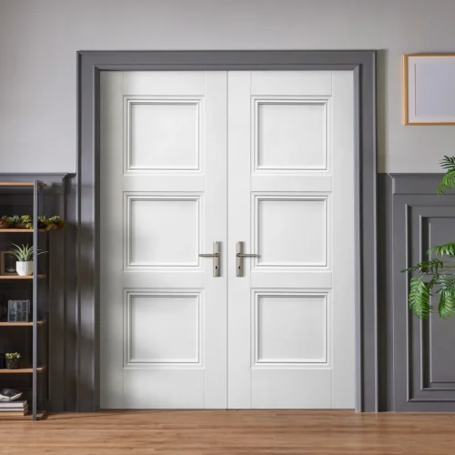 Internal White Primed Elegance Ripley Pair Door (121416)