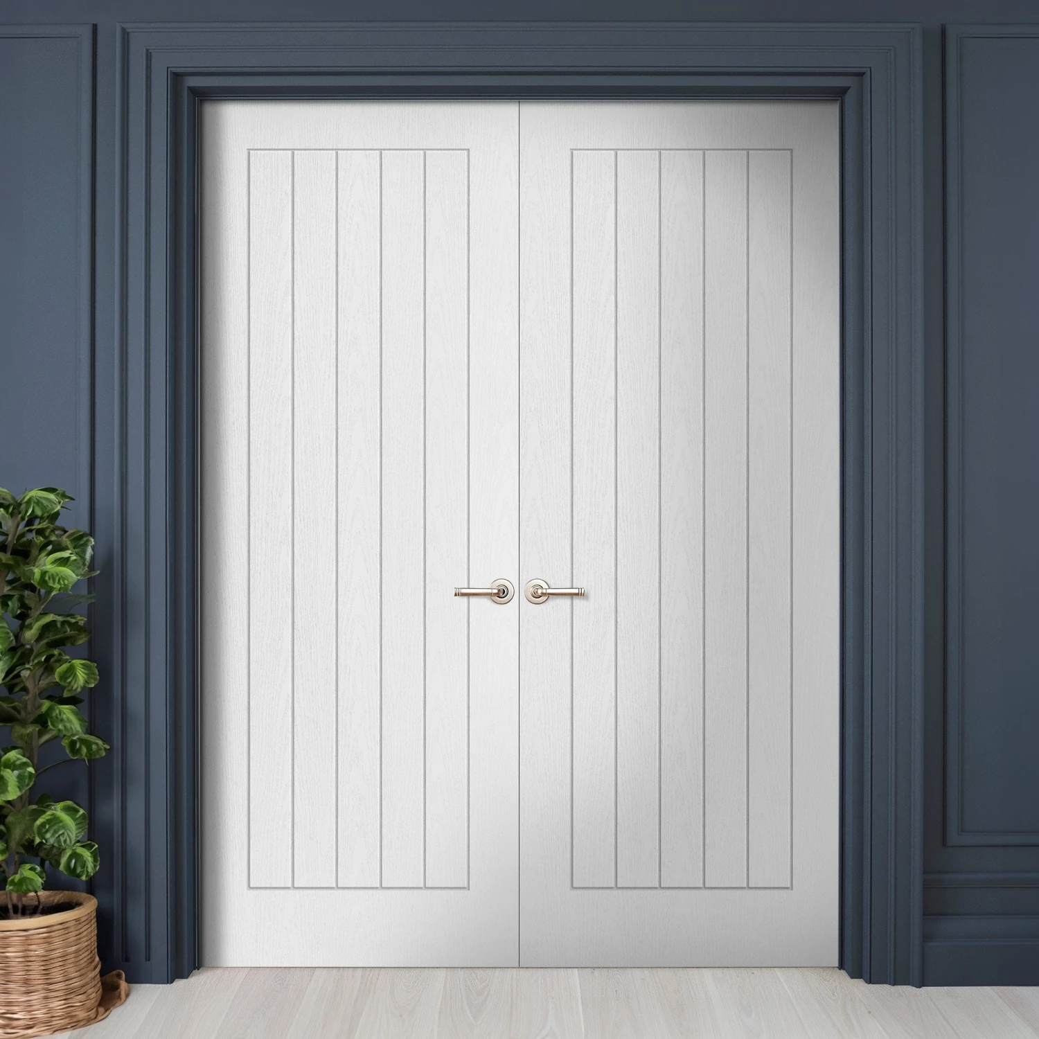 Internal White Moulded Lifestyle Farley Pair Door (121445) 1 Internal White Moulded Lifestyle Farley Pair Door (121445)