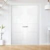 Internal White Moulded Lifestyle Ladder Pair Door (121448)