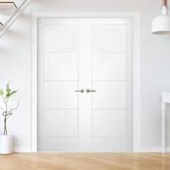 Internal White Moulded Lifestyle Ladder Pair Door (121448)