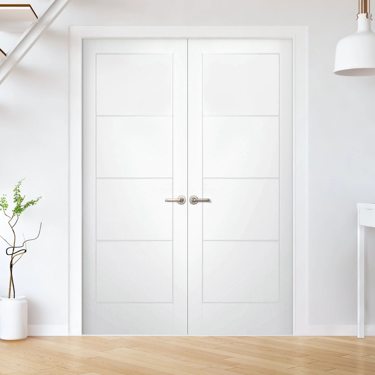 Internal White Moulded Lifestyle Ladder Pair Door (121448) 1 Internal White Moulded Lifestyle Ladder Pair Door (121448)