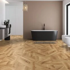 Reale - Aqua Pro Oak Milano Water-Resistant 8mm Laminate Flooring (121461)