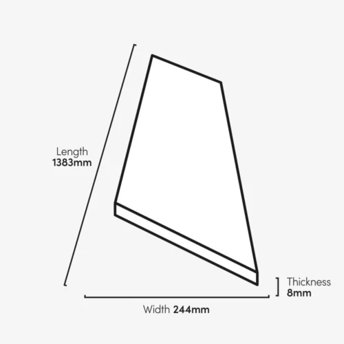 Fortress Rochester - Chevron Parquet 8mm Laminate Flooring (120325) -Oak Door Store 1712751794 69277600