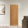 Oak Internal Fully Finished Farley Arched Square Top Door (122071)