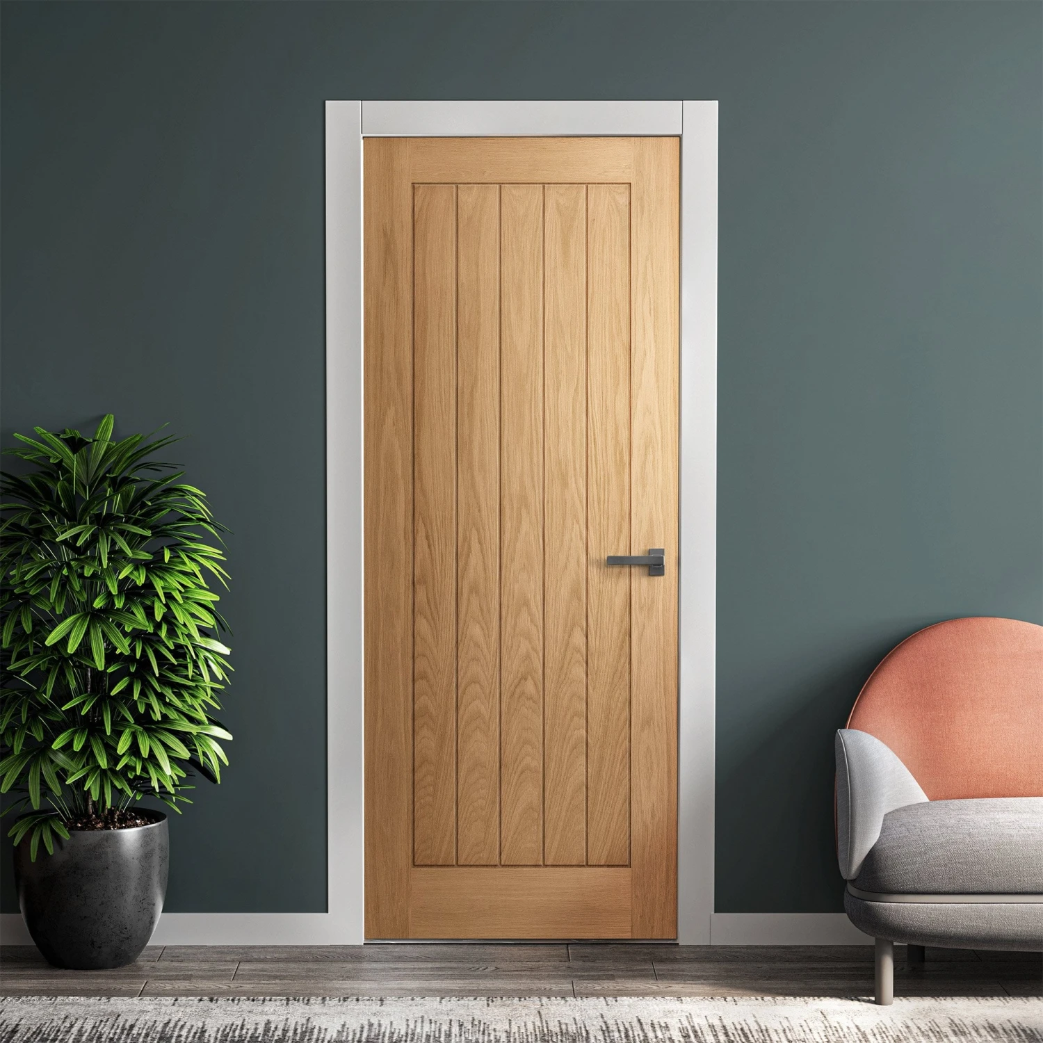 White Oak Internal Unfinished Oregon Cottage FD30 Fire Door (121810) 1 White Oak Internal Unfinished Oregon Cottage FD30 Fire Door (121810)