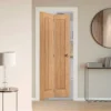 White Oak Internal Unfinished Oregon Cottage Bi-Fold Door (121806)