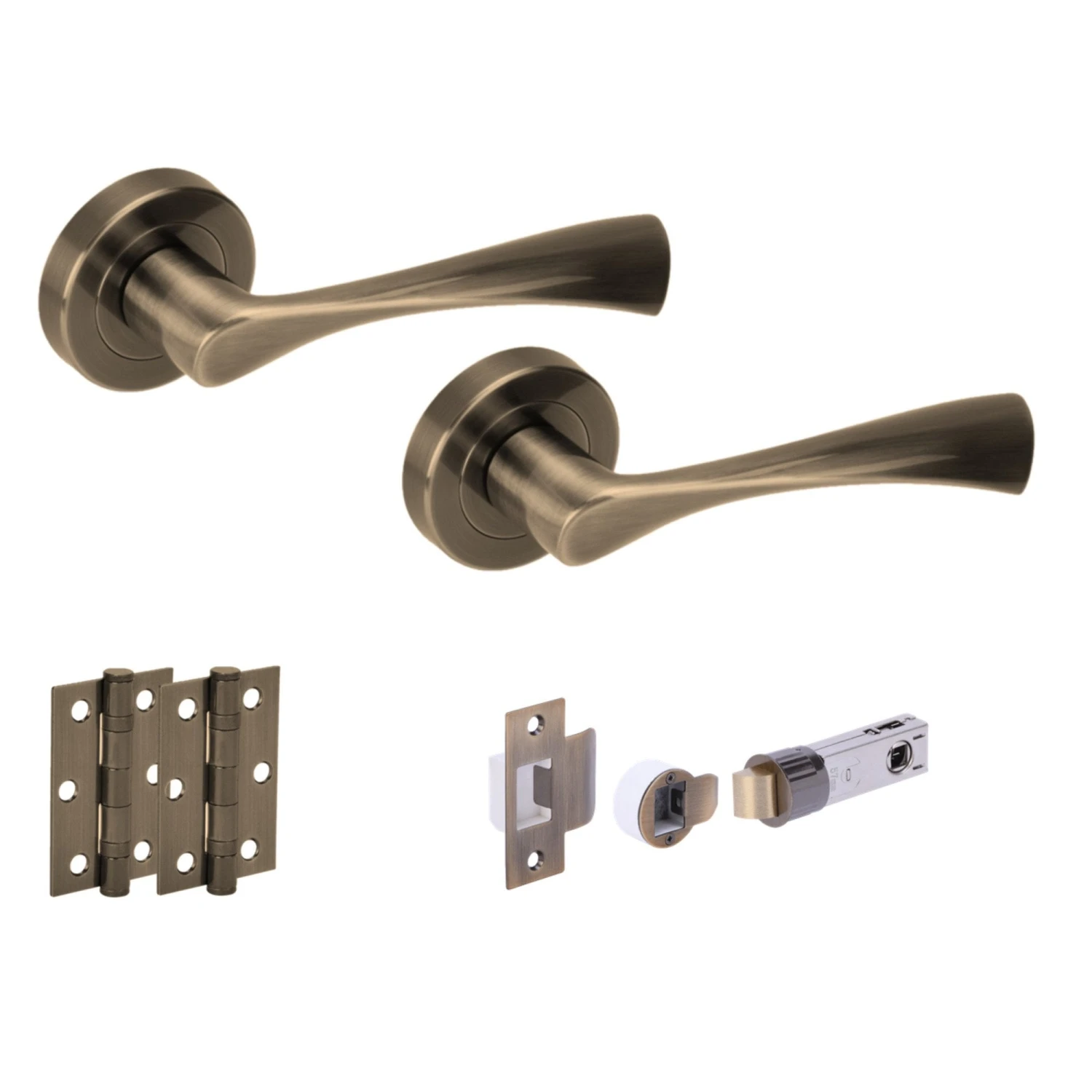 Oasis Internal Lever Handle Set - Antique Bronze (108082) 1 Oasis Internal Lever Handle Set - Antique Bronze (108082)