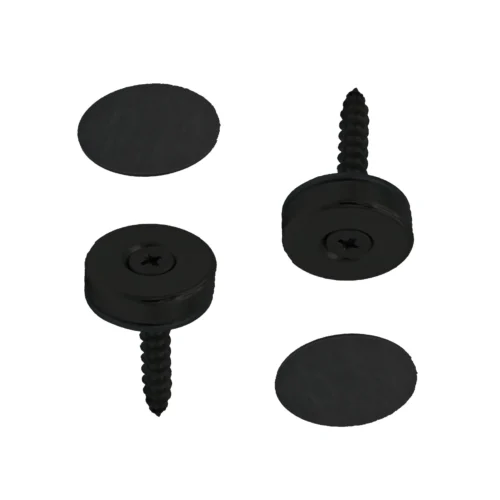 24mm Flush Mounted Countersunk Magnetic Catch - Black (122070)