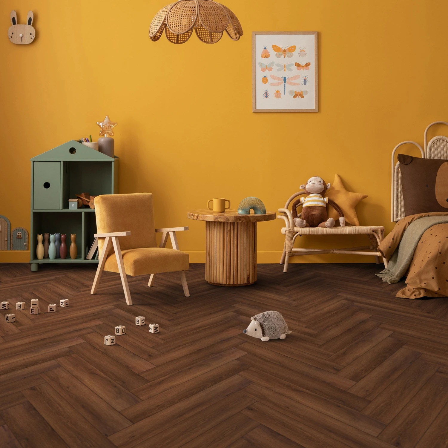 Dusk Oak - Comfort Luxe 12mm Laminate Herringbone Flooring (122144) 7 Dusk Oak - Comfort Luxe 12mm Laminate Herringbone Flooring (122144) - Image 7