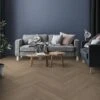 Silver Serenity Oak - Comfort Luxe 12mm Laminate Herringbone Flooring (122146)