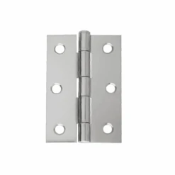 75mm (3") Loose Pin Butt Hinge Pair - Polished Chrome (50728)