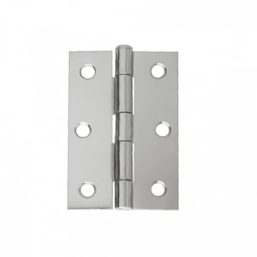 75mm (3") Loose Pin Butt Hinge Pair - Polished Chrome (50728)