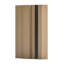 Oak Fully Finished 30 X 108 X 2100mm Universal Fire Door Lining Set With Fire Seal (76069)