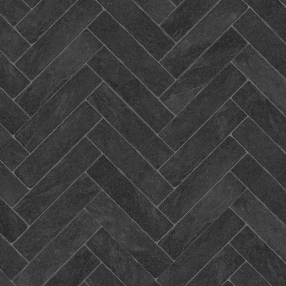 Black - Stone Effects Water-resistant 8mm Matt Laminate Flooring (84215) 2 Black - Stone Effects Water-resistant 8mm Matt Laminate Flooring (84215) - Image 2