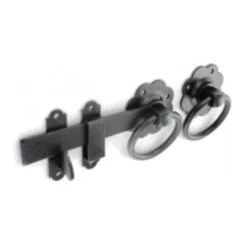 Black Ring Gate Latch (84956)