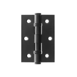 75mm (3") Ball Bearing Hinge Pair - Matt Black (84944)