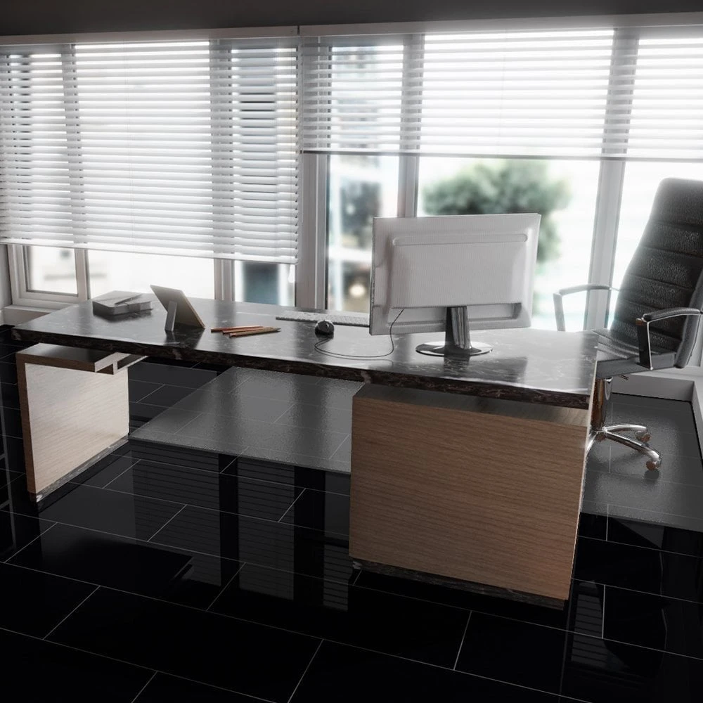 Black - Lustre Stone 8mm High Gloss Laminate Flooring (89999) 5 Black - Lustre Stone 8mm High Gloss Laminate Flooring (89999) - Image 5