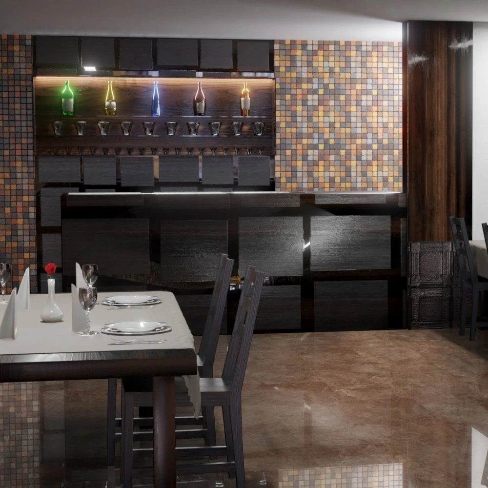 Agios Maro - Lustre Stone 8mm High Gloss Laminate Flooring (91932) 5 Agios Maro - Lustre Stone 8mm High Gloss Laminate Flooring (91932) - Image 5