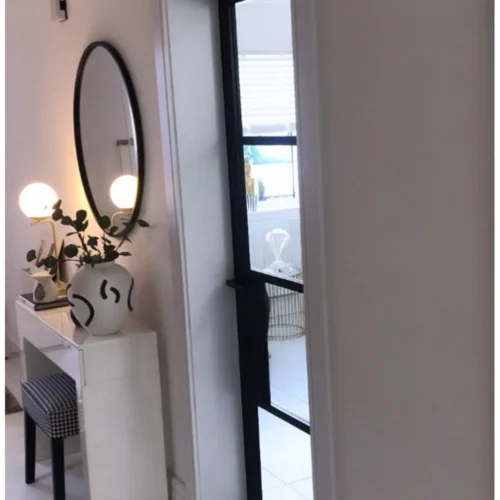 Graphite Black Internal Fully Finished Industrial Studio 4 Light Clear Glass Door (105833) -Oak Door Store 1716468668 06178200