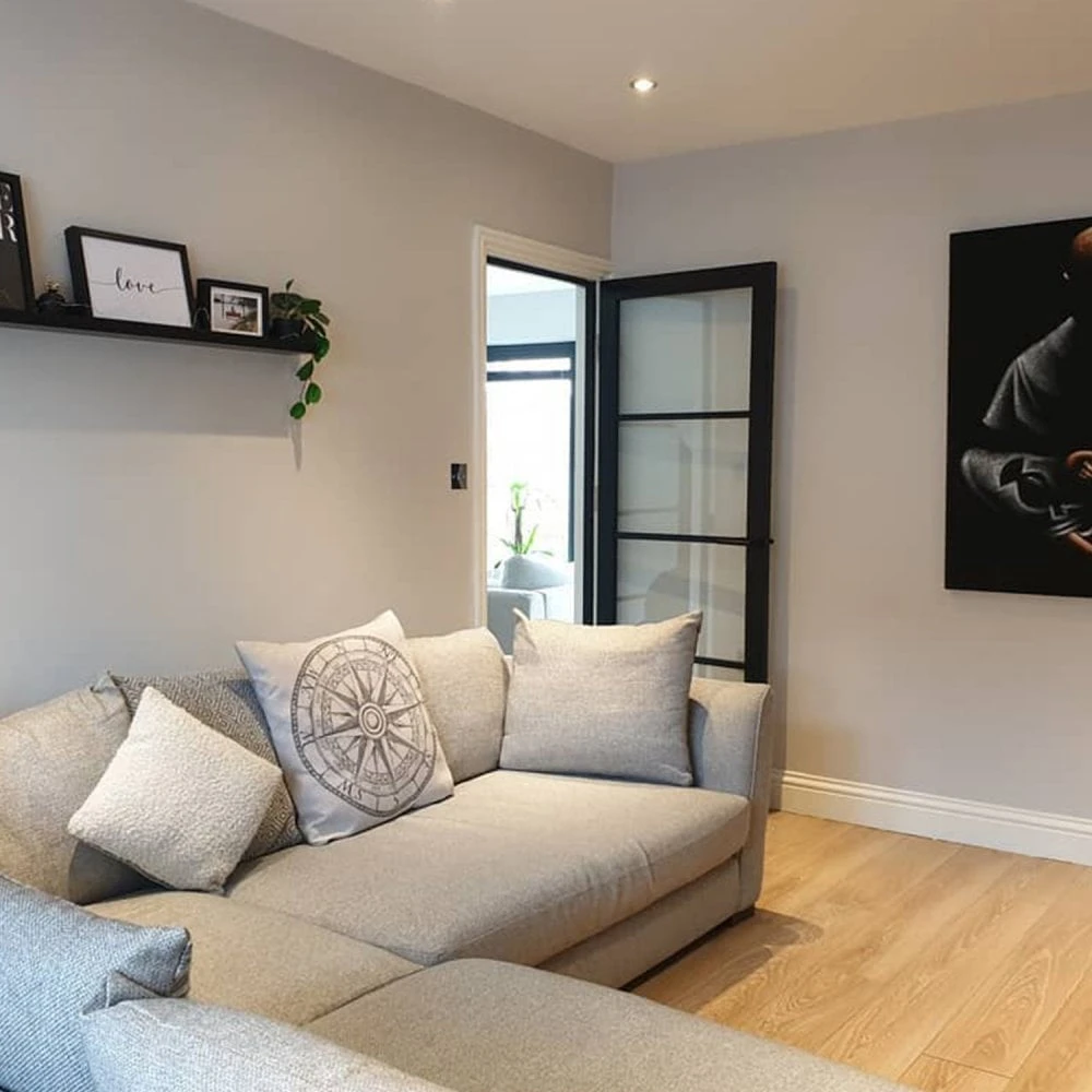 Graphite Black Internal Fully Finished Industrial Studio 4 Light Clear Glass Door (105833) 8 Graphite Black Internal Fully Finished Industrial Studio 4 Light Clear Glass Door (105833) - Image 8