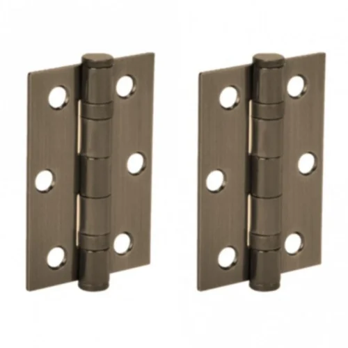 76mm (3'') Ball Bearing Hinge Pair, Antique Bronze (108610)