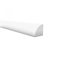 2.4m White Wrapped Quadrant Moulding (120112)