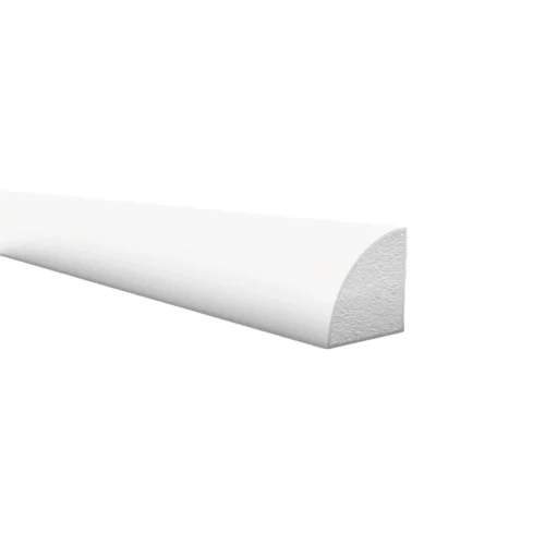 2.4m White Wrapped Quadrant Moulding (120112)