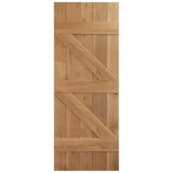 Oak Internal Unfinished Rustic Grange Solid Ledged Door (122345) 10 Oak Internal Unfinished Rustic Grange Solid Ledged Door (122345) -Oak Door Store 1717146270 74980000