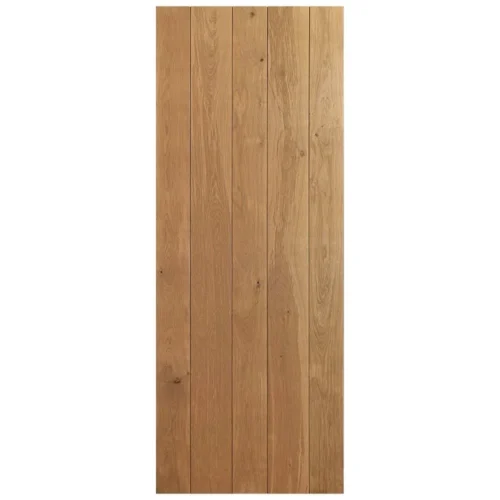 Oak Internal Unfinished Rustic Grange Solid Ledged Door (122345) -Oak Door Store 1717146271 85498500