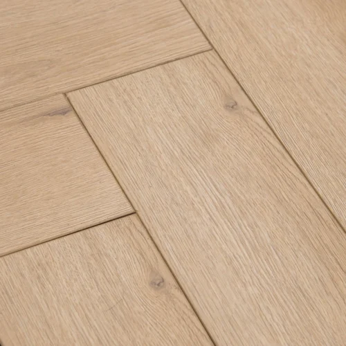 Pale Amberwood Oak - Comfort Luxe 12mm Laminate Herringbone Flooring (122145) -Oak Door Store 1717228295 60817500