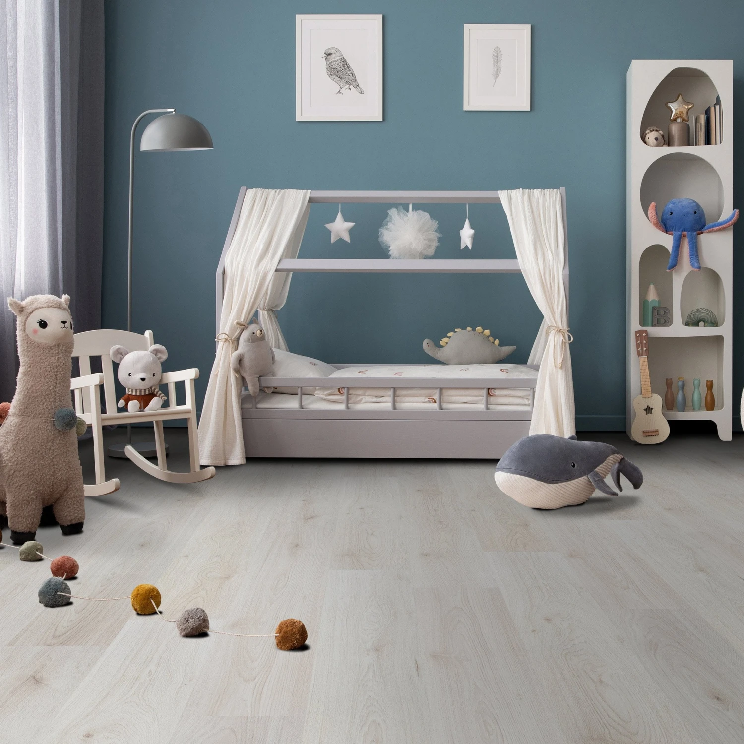 Trend Oak White - Basic 6mm Laminate Flooring (107818) 1 Trend Oak White - Basic 6mm Laminate Flooring (107818)