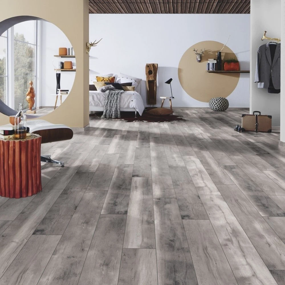 Blackwater Oak - Atlantic 10mm Handscraped Moisture Resistant Laminate Flooring (122435) 3 Blackwater Oak - Atlantic 10mm Handscraped Moisture Resistant Laminate Flooring (122435) - Image 3