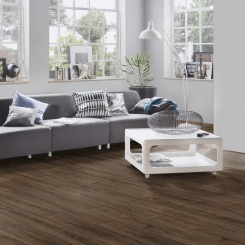 Espresso Carpenter Oak - Atlantic 10mm Handscraped Moisture Resistant Laminate Flooring (122474) -Oak Door Store 1718280138 11714300