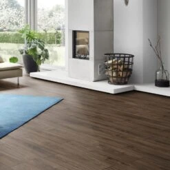 Espresso Carpenter Oak - Atlantic 10mm Handscraped Moisture Resistant Laminate Flooring (122474) -Oak Door Store 1718280140 61666600
