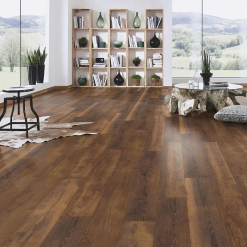 Laguna Oak - Atlantic 10mm Handscraped Moisture Resistant Laminate Flooring (122469)