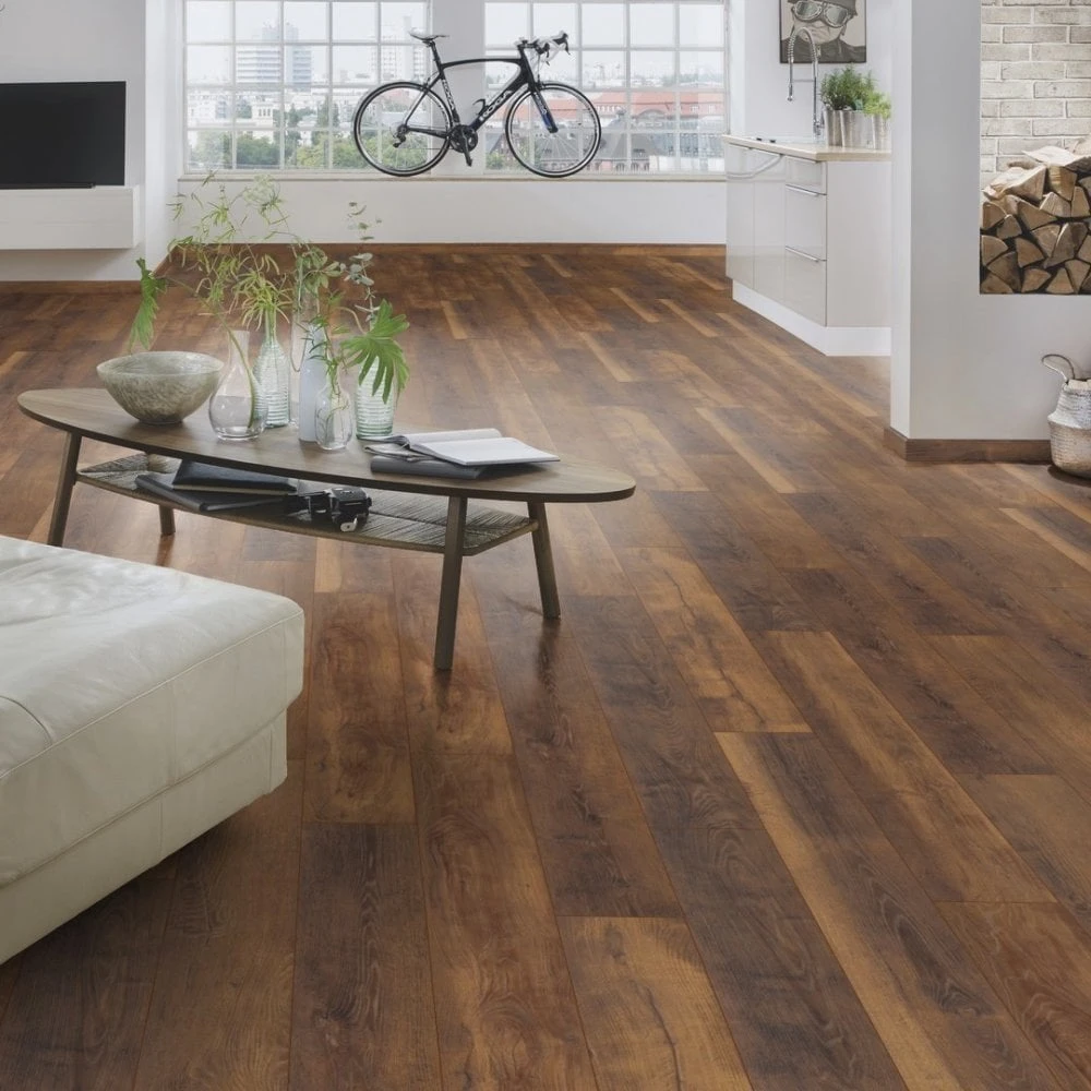 Laguna Oak - Atlantic 10mm Handscraped Moisture Resistant Laminate Flooring (122469) 3 Laguna Oak - Atlantic 10mm Handscraped Moisture Resistant Laminate Flooring (122469) - Image 3