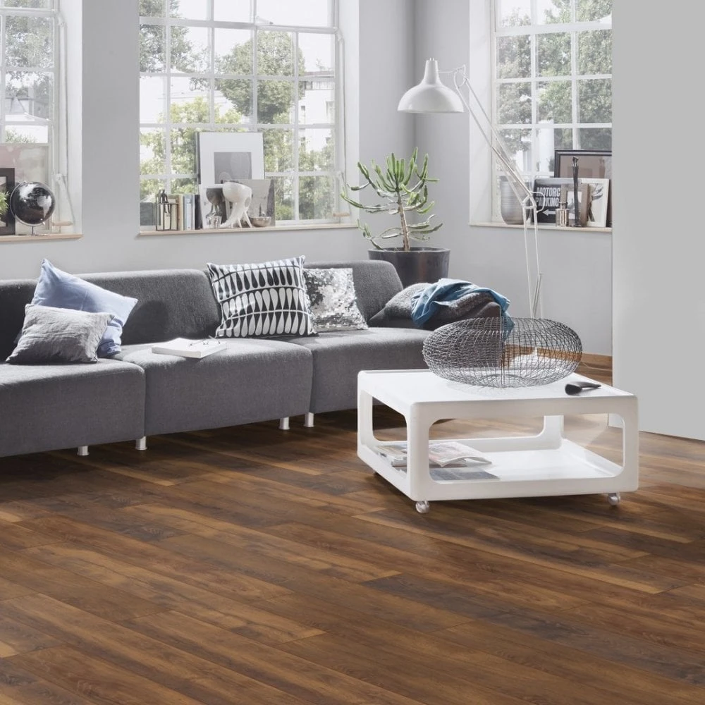 Laguna Oak - Atlantic 10mm Handscraped Moisture Resistant Laminate Flooring (122469) 4 Laguna Oak - Atlantic 10mm Handscraped Moisture Resistant Laminate Flooring (122469) - Image 4