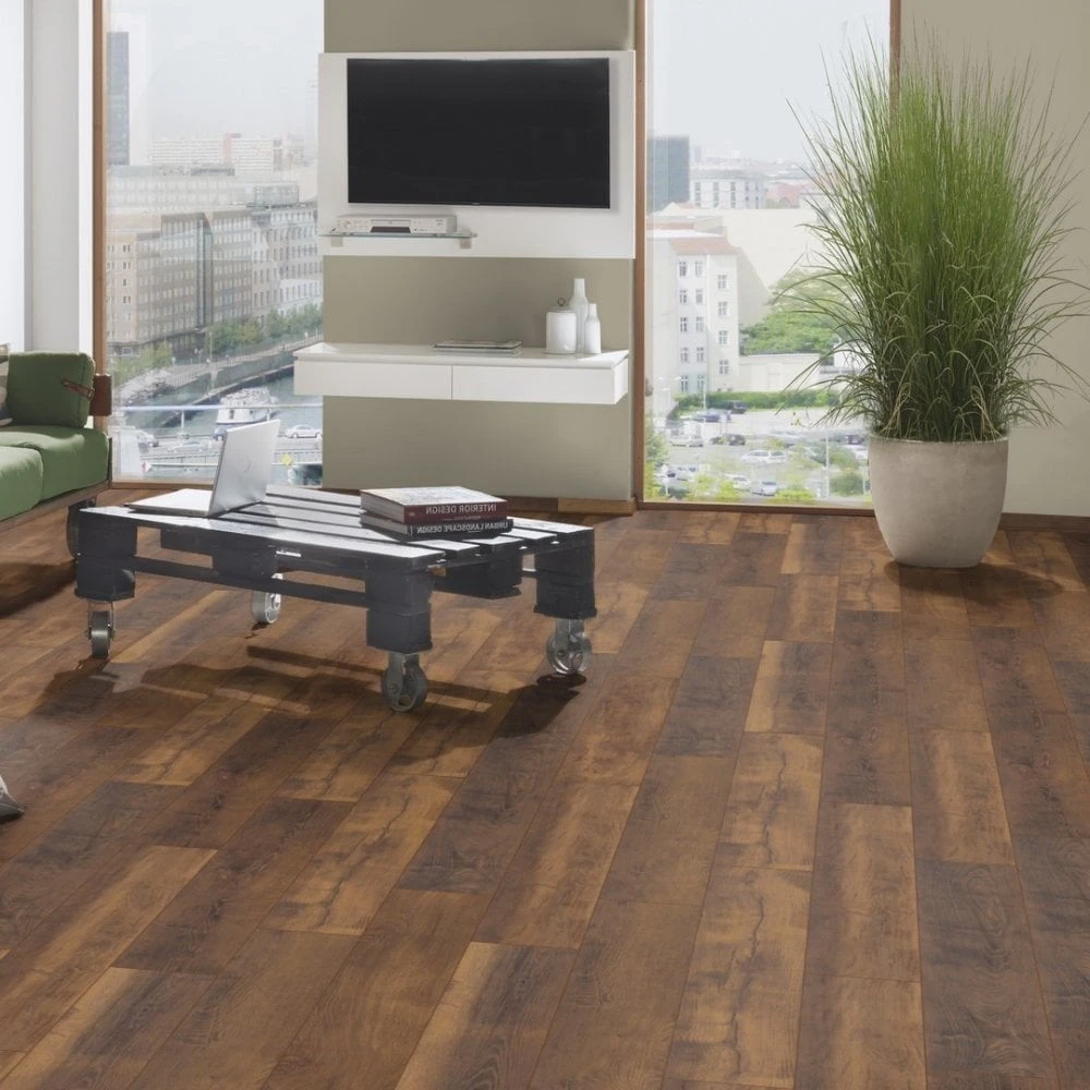 Laguna Oak - Atlantic 10mm Handscraped Moisture Resistant Laminate Flooring (122469) 8 Laguna Oak - Atlantic 10mm Handscraped Moisture Resistant Laminate Flooring (122469) - Image 8