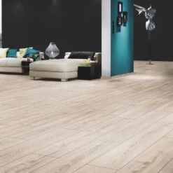 Mushroom Carpenter Oak - Atlantic 10mm Handscraped Moisture Resistant Laminate Flooring (122470) -Oak Door Store 1718280717 27781000