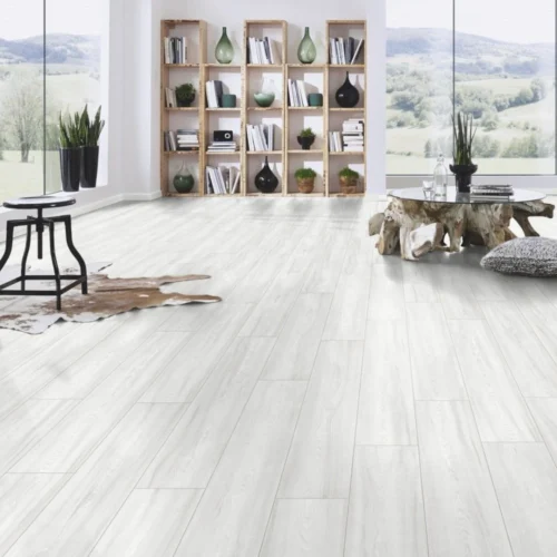 Virgin Scandi Larch - Atlantic 10mm Handscraped Moisture Resistant Laminate Flooring (122471) -Oak Door Store 1718281448 00366600
