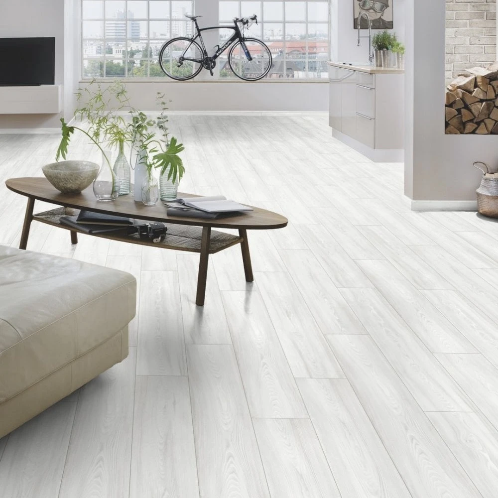 Virgin Scandi Larch - Atlantic 10mm Handscraped Moisture Resistant Laminate Flooring (122471) 6 Virgin Scandi Larch - Atlantic 10mm Handscraped Moisture Resistant Laminate Flooring (122471) - Image 6