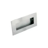 Rectangular Flush Pull Handle - Satin Stainless Steel (122508)