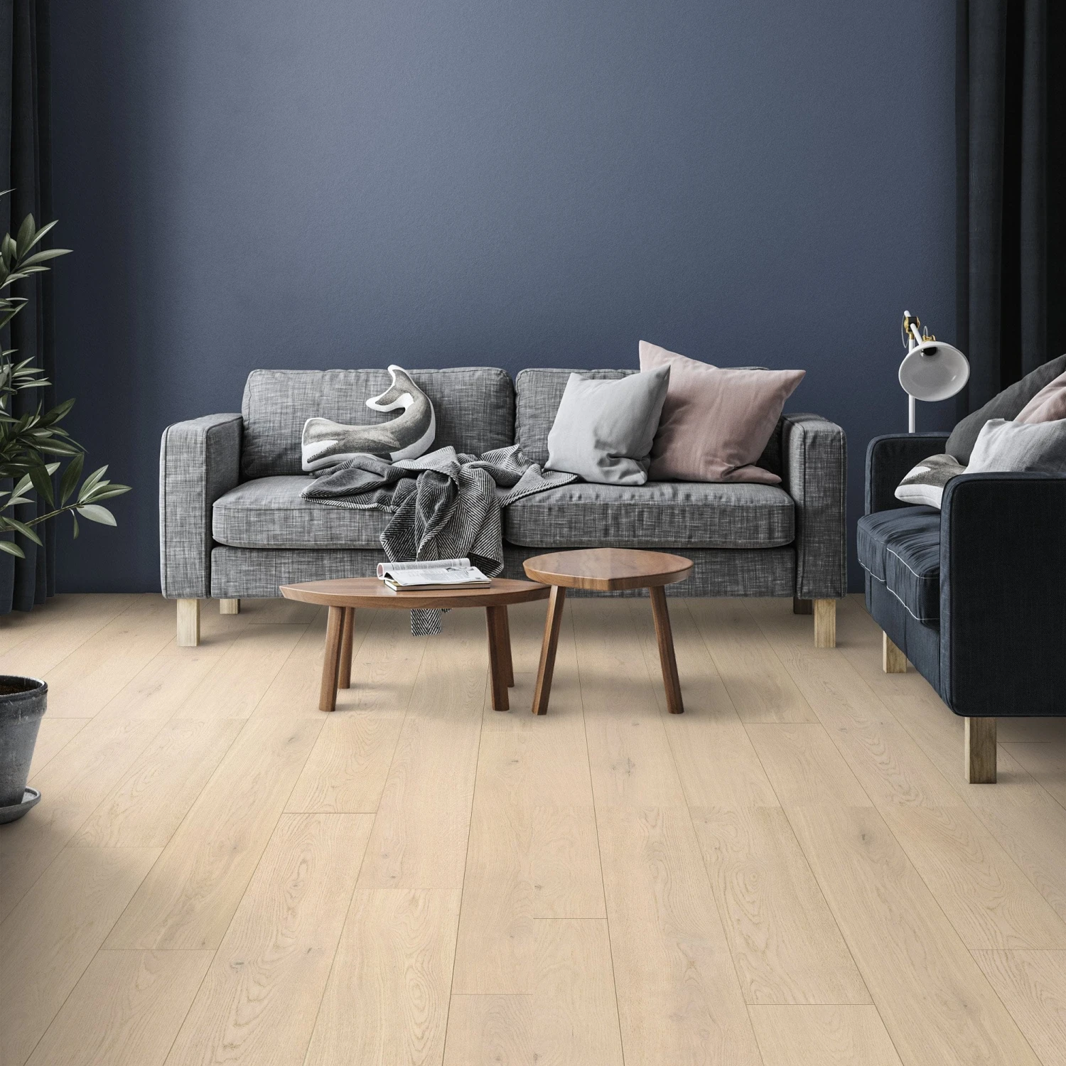 Alpaca Ethereal Oak - Atlantic 10mm Handscraped Moisture Resistant Laminate Flooring (122440) 1 Alpaca Ethereal Oak - Atlantic 10mm Handscraped Moisture Resistant Laminate Flooring (122440)