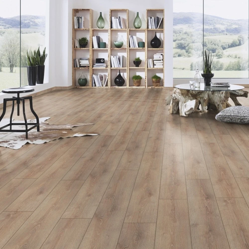 Clearwater Oak - Supernatural Classic 8mm Embossed Laminate Flooring (122560) 7 Clearwater Oak - Supernatural Classic 8mm Embossed Laminate Flooring (122560) - Image 7