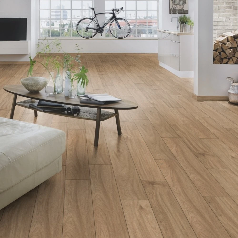 Credenza Oak - Supernatural Classic 8mm Embossed Laminate Flooring (122561) 4 Credenza Oak - Supernatural Classic 8mm Embossed Laminate Flooring (122561) - Image 4