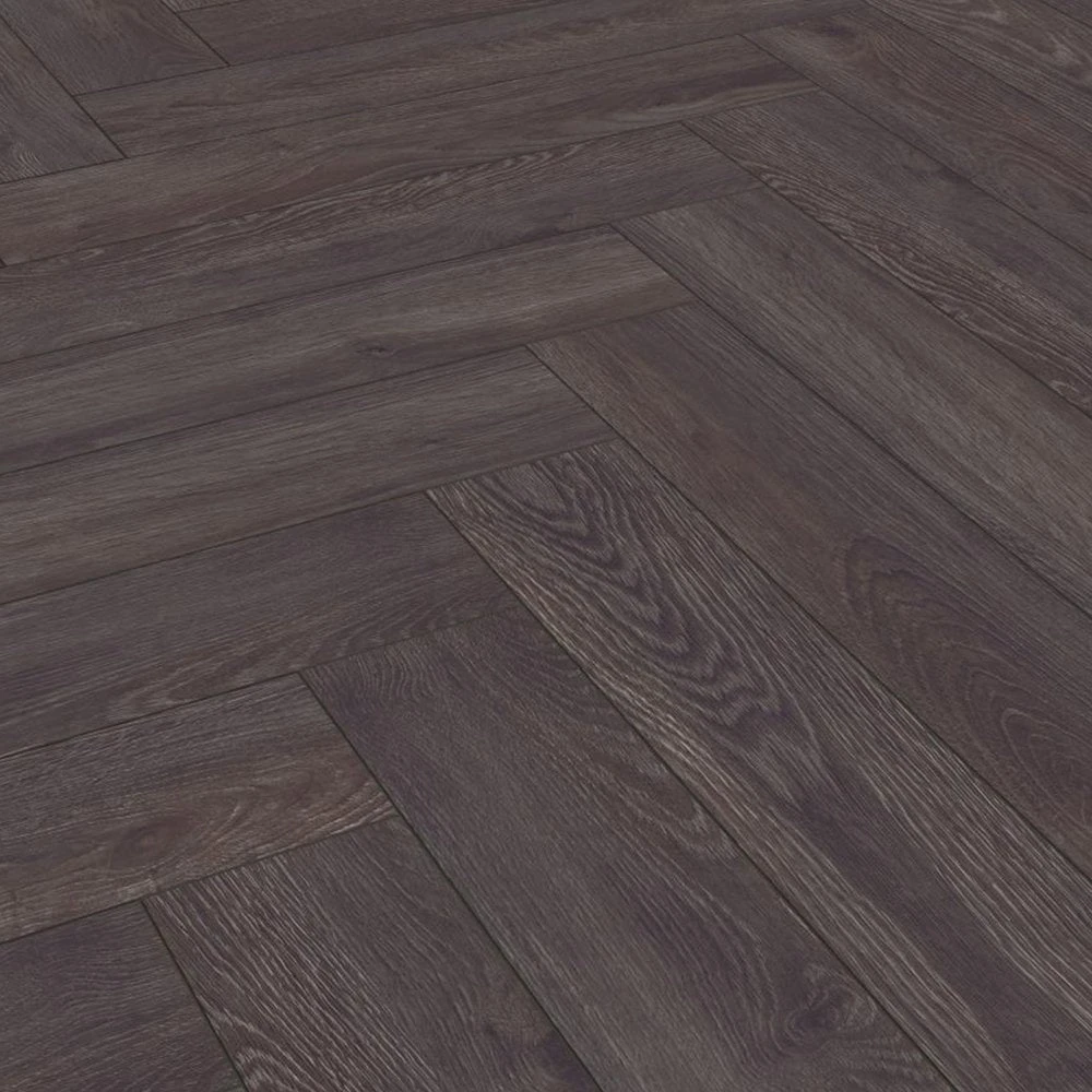 Elba Oak Black - Herringbone 8mm Laminate Flooring (122371) 4 Elba Oak Black - Herringbone 8mm Laminate Flooring (122371) - Image 4