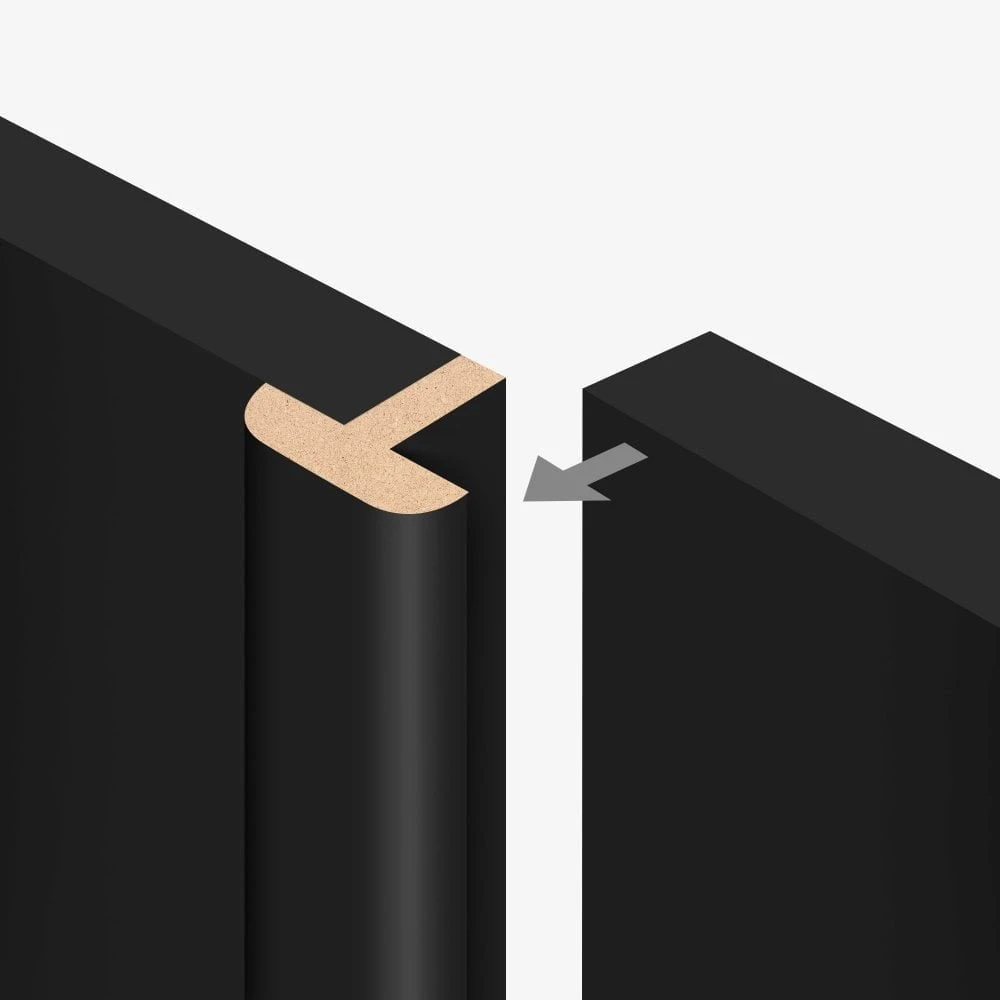 Internal Black Painted Door Pair Maker (122526) 1 Internal Black Painted Door Pair Maker (122526)