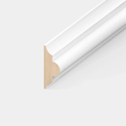 White - 2.4m Painted Double Astragal Decorative Moulding (122318)